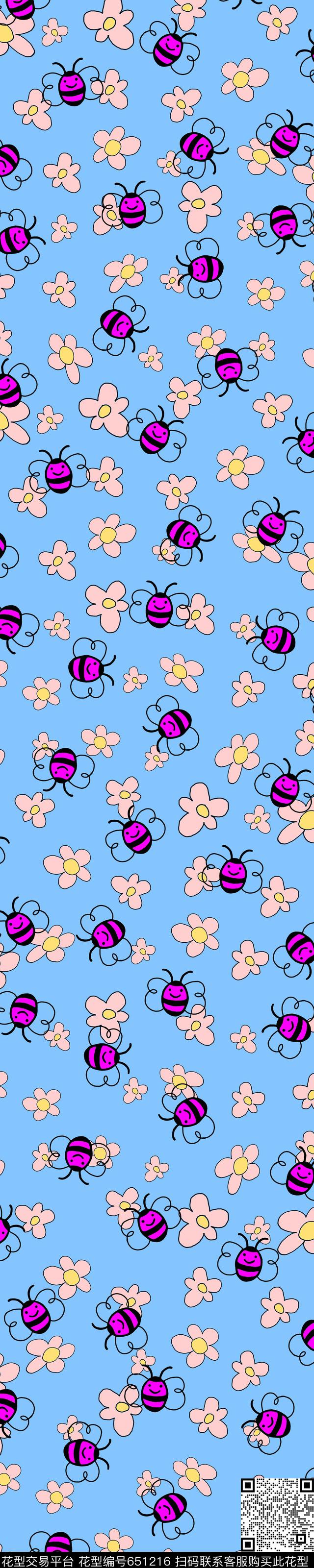 卡通小围巾传统印花华亿平台下载（图片编号: 651216） - 瓦栏（Walan）