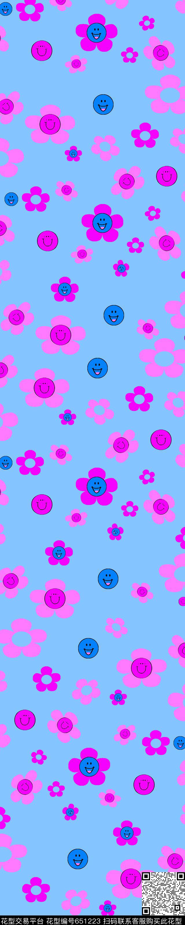 卡通小围巾传统印花华亿平台下载（图片编号: 651223） - 瓦栏（Walan）