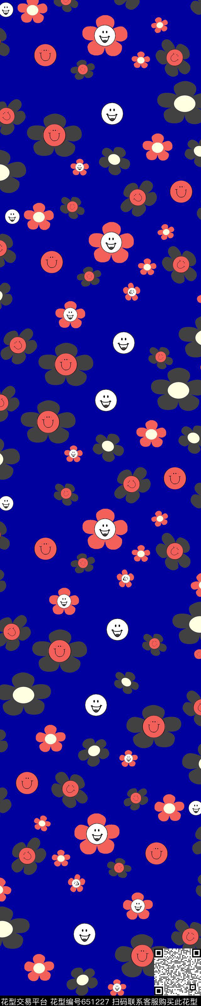 卡通小围巾传统印花华亿平台下载（图片编号: 651227） - 瓦栏（Walan）