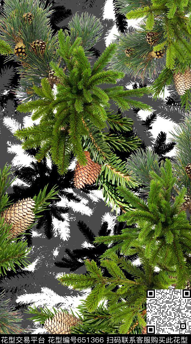 趣味创意热带数码印花华亿平台下载（图片编号: 651366） - 瓦栏（Walan）