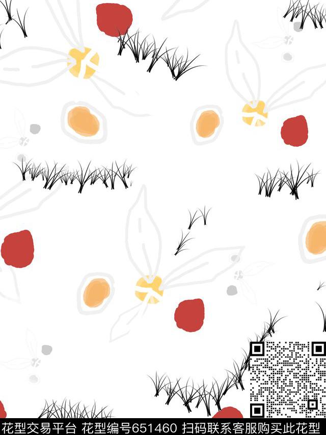 服装涂鸦休闲传统印花华亿平台下载（图片编号: 651460） - 瓦栏（Walan）