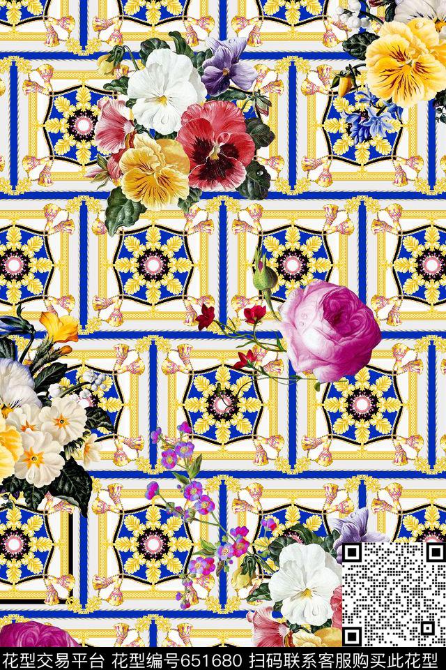 布艺家纺油画花卉花卉数码印花华亿平台下载（图片编号: 651680） - 瓦栏（Walan）