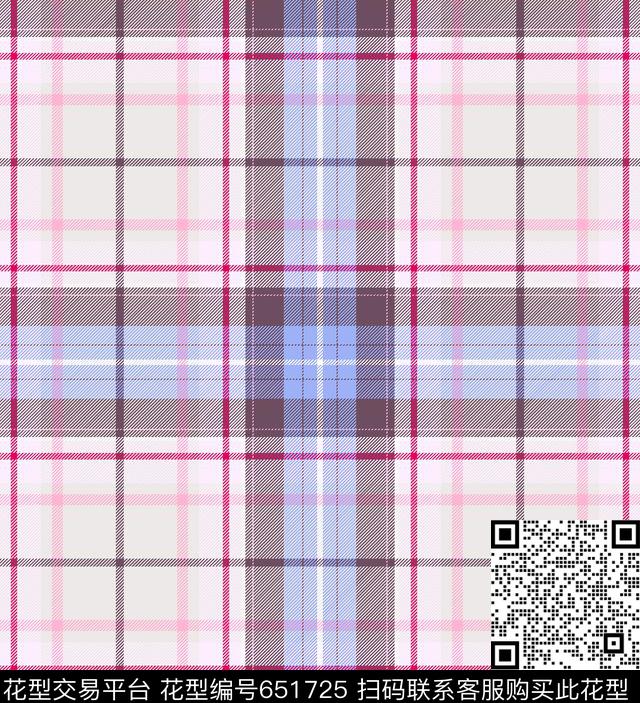 格子传统印花华亿平台下载（图片编号: 651725） - 瓦栏（Walan）