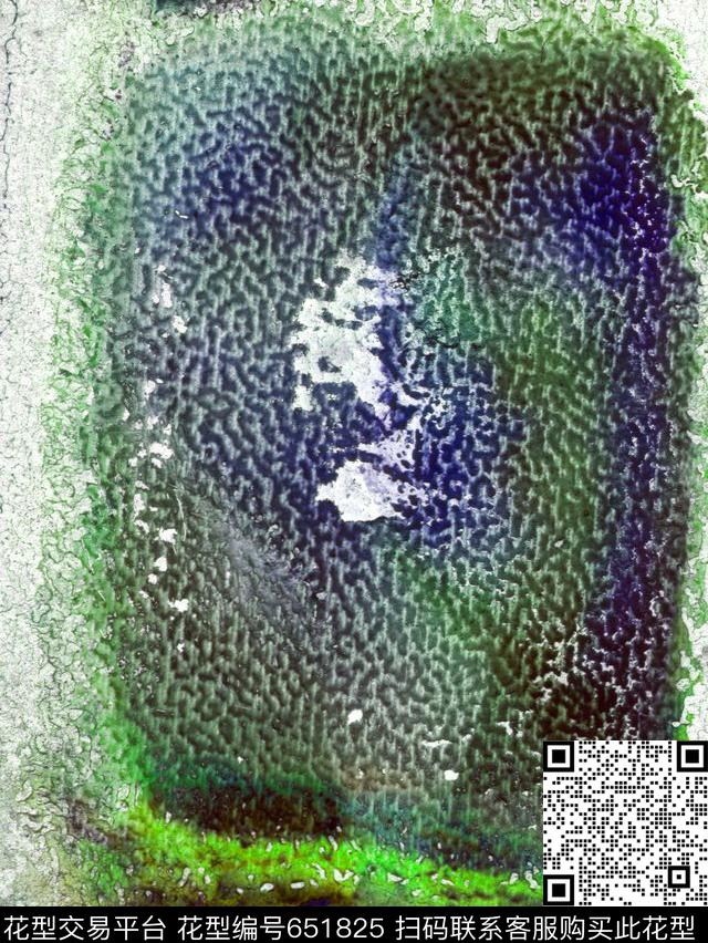 另类自然抽象数码印花华亿平台下载（图片编号: 651825） - 瓦栏（Walan）