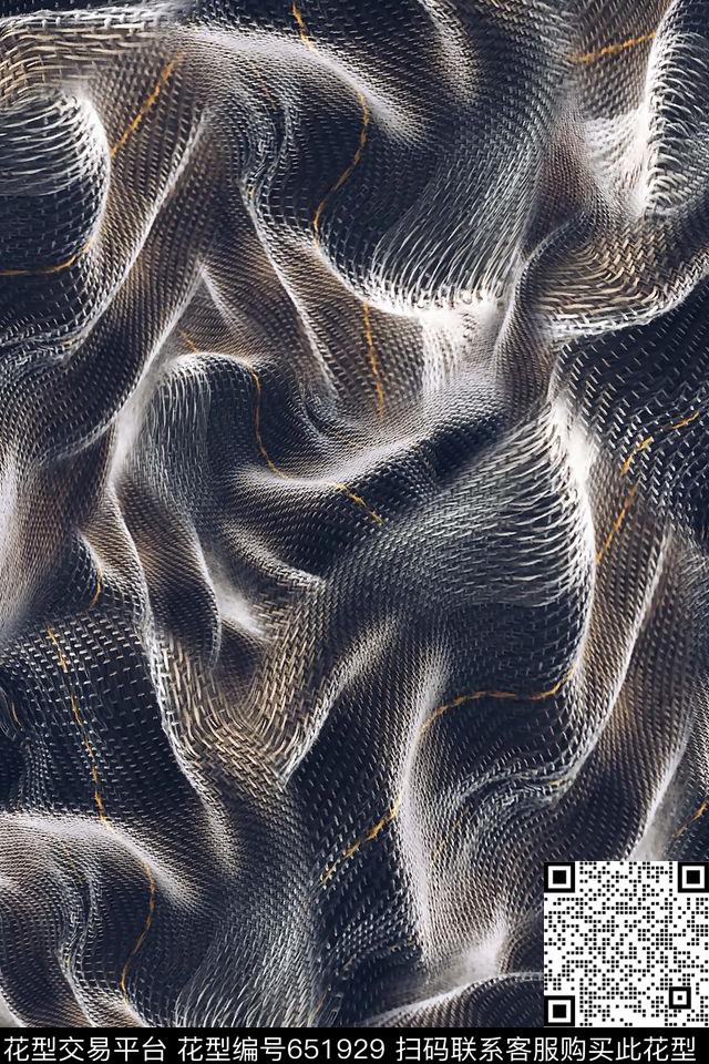 布纹抽象麻布数码印花华亿平台下载（图片编号: 651929） - 瓦栏（Walan）