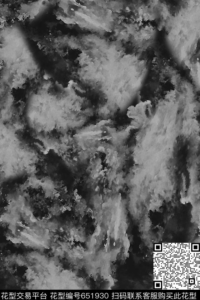 男装抽象数码印花华亿平台下载（图片编号: 651930） - 瓦栏（Walan）