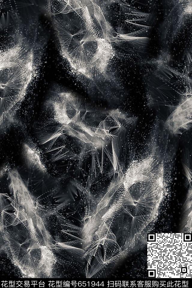 男装抽象数码印花华亿平台下载（图片编号: 651944） - 瓦栏（Walan）