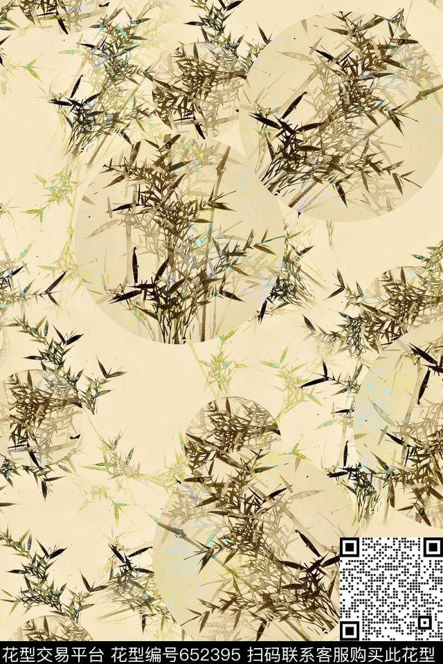 大气中国风民族风中国风数码印花华亿平台下载（图片编号: 652395） - 瓦栏（Walan）