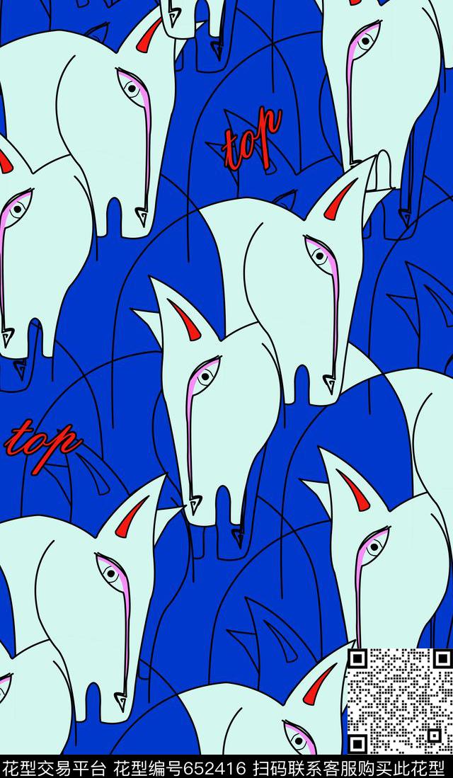 L.D~线条L.D~卡通L.D~趣味传统印花华亿平台下载（图片编号: 652416） - 瓦栏（Walan）