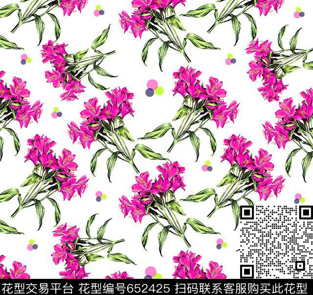 植物花卉花卉花朵数码印花华亿平台下载（图片编号: 652425） - 瓦栏（Walan）