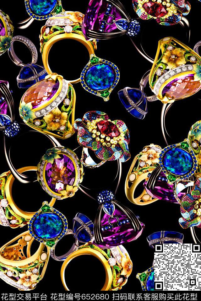 戒指首饰原创时尚数码印花数码印花华亿平台下载（图片编号: 652680） - 瓦栏（Walan）