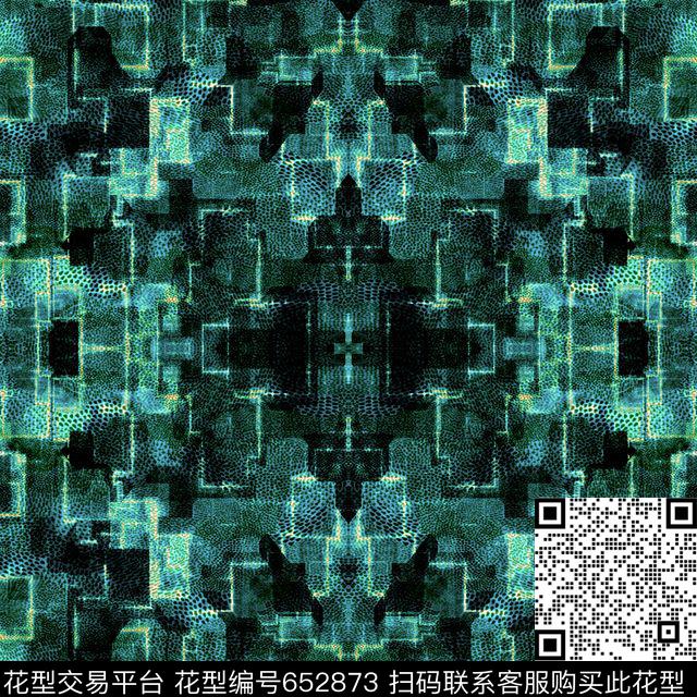 千鸟格螺旋G字母数码印花华亿平台下载（图片编号: 652873） - 瓦栏（Walan）