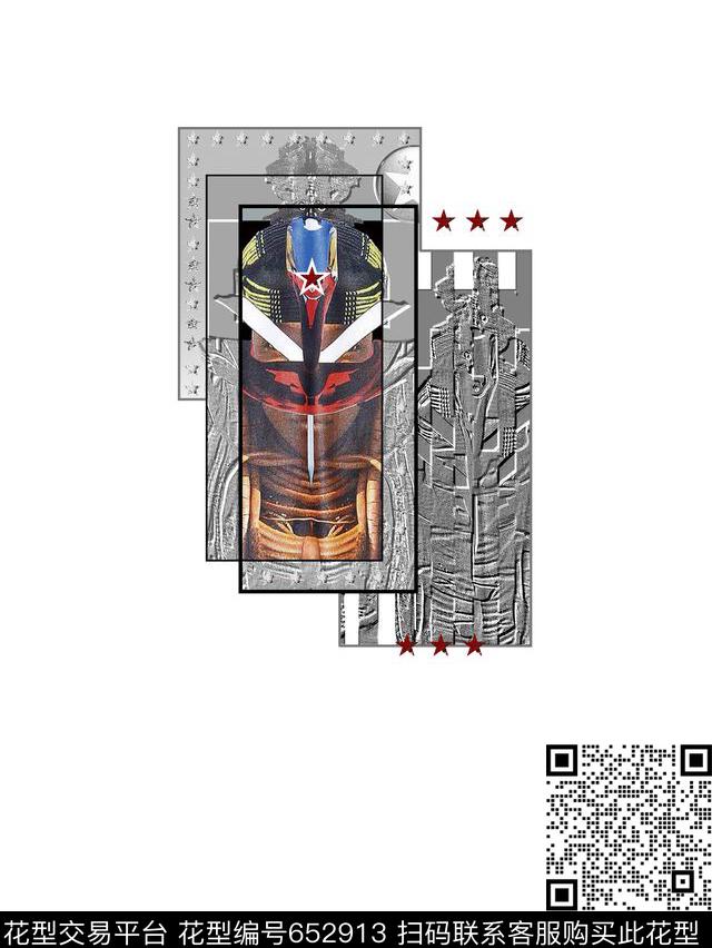 时尚数码抽象数码印花华亿平台下载（图片编号: 652913） - 瓦栏（Walan）