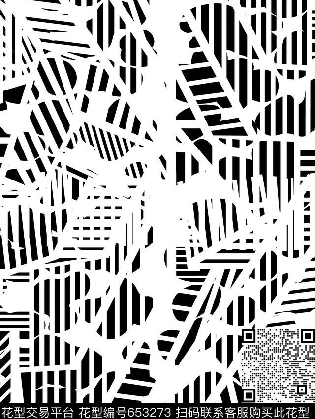 不规则几何细条纹竖条传统印花华亿平台下载（图片编号: 653273） - 瓦栏（Walan）