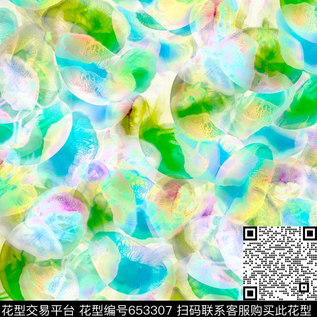 抽象女装华亿平台秘密3.0【抽象形态】数码印花华亿平台下载（图片编号: 653307） - 瓦栏（Walan）