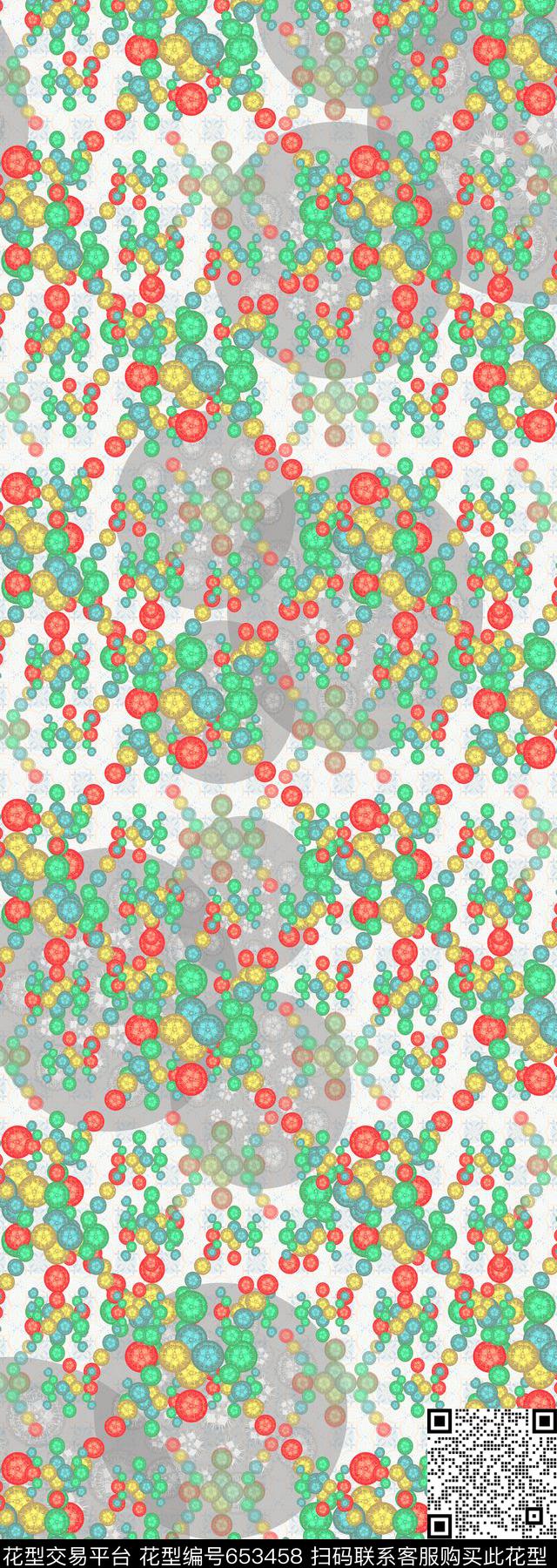 多色可选图案花卉丝巾围巾秀场数码印花华亿平台下载（图片编号: 653458） - 瓦栏（Walan）
