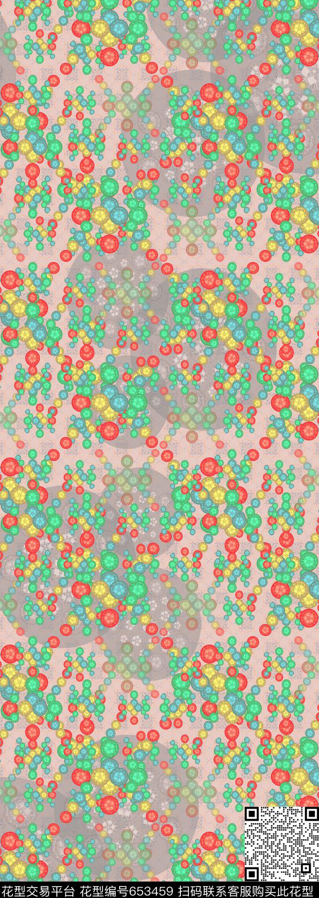 多色可选图案花卉丝巾围巾秀场数码印花华亿平台下载（图片编号: 653459） - 瓦栏（Walan）