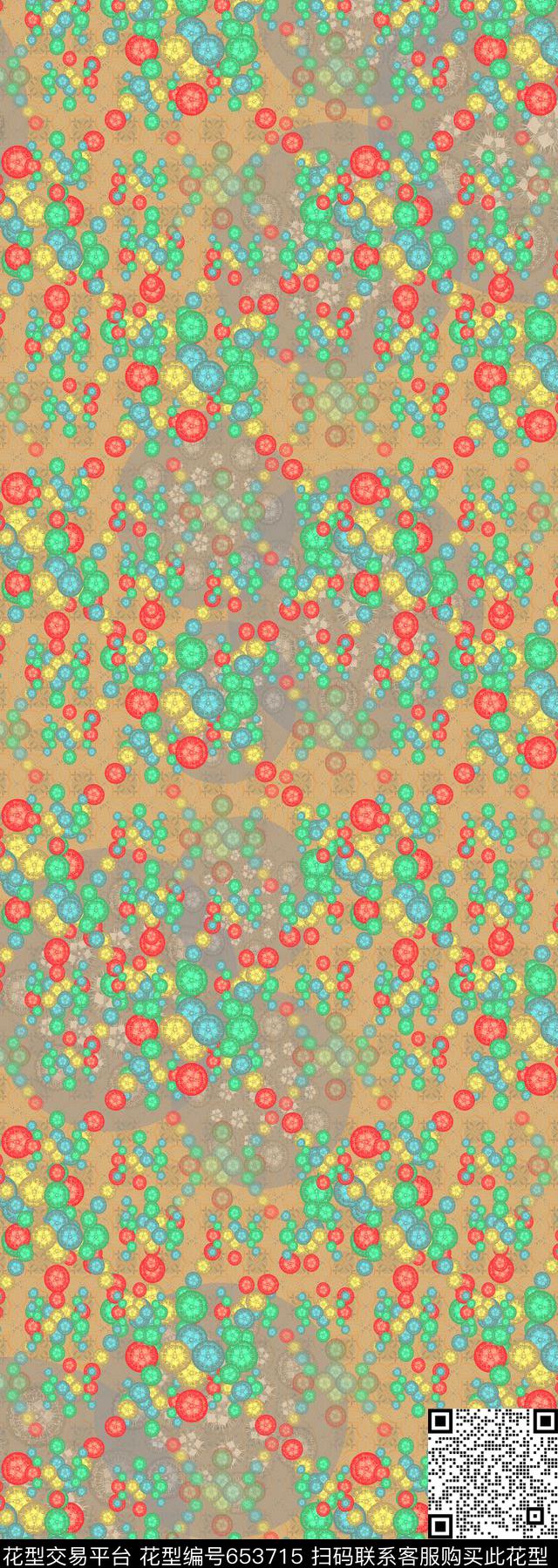 多色可选图案花卉丝巾围巾秀场数码印花华亿平台下载（图片编号: 653715） - 瓦栏（Walan）