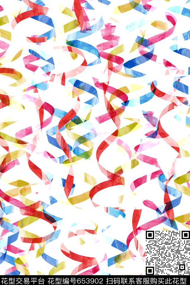 时尚抽象不规则几何数码印花华亿平台下载（图片编号: 653902） - 瓦栏（Walan）