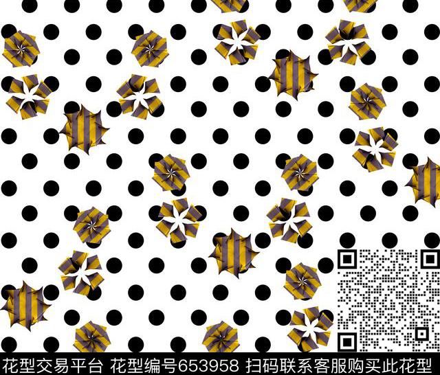 几何抽象人物数码印花华亿平台下载（图片编号: 653958） - 瓦栏（Walan）