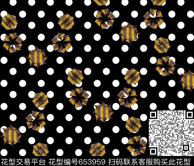 几何抽象人物数码印花华亿平台下载（图片编号: 653959） - 瓦栏（Walan）