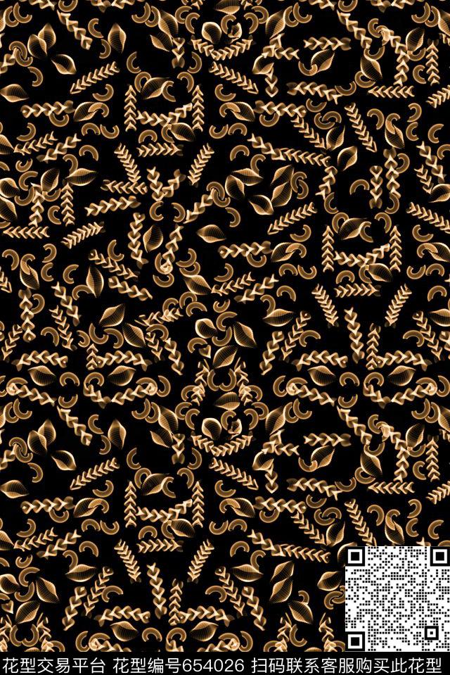 抽象金属科幻数码印花华亿平台下载（图片编号: 654026） - 瓦栏（Walan）