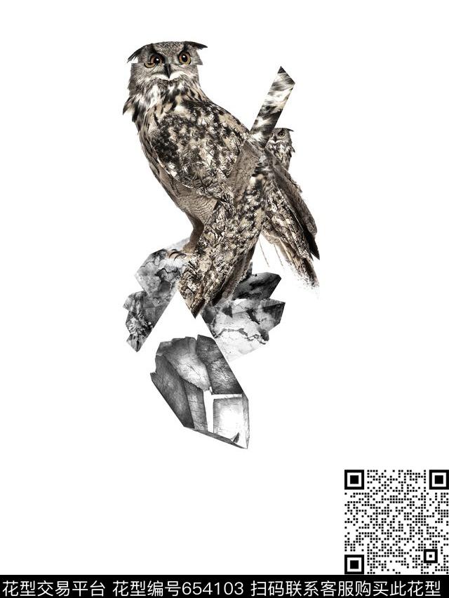 neilbarrett猫头鹰数码印花华亿平台下载（图片编号: 654103） - 瓦栏（Walan）