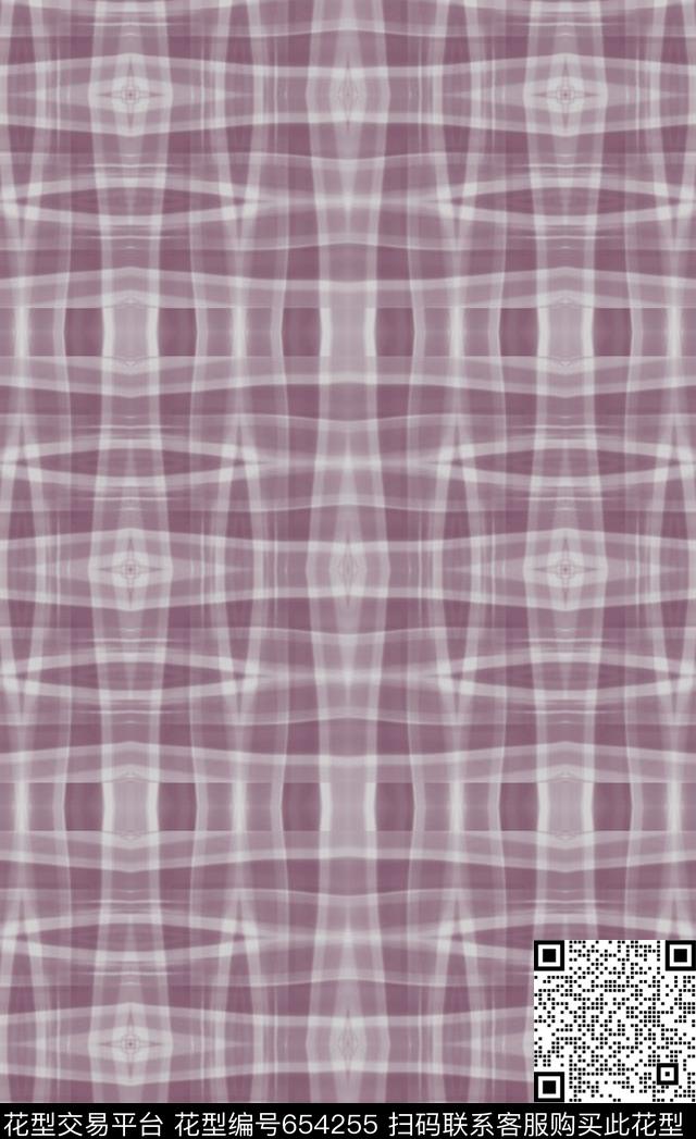 创意格子格子图案渐变多色数码印花华亿平台下载（图片编号: 654255） - 瓦栏（Walan）