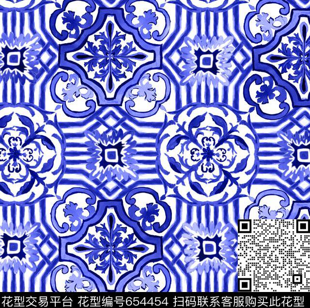 时尚大牌女装华亿平台时尚泳装民族风格传统印花华亿平台下载（图片编号: 654454） - 瓦栏（Walan）