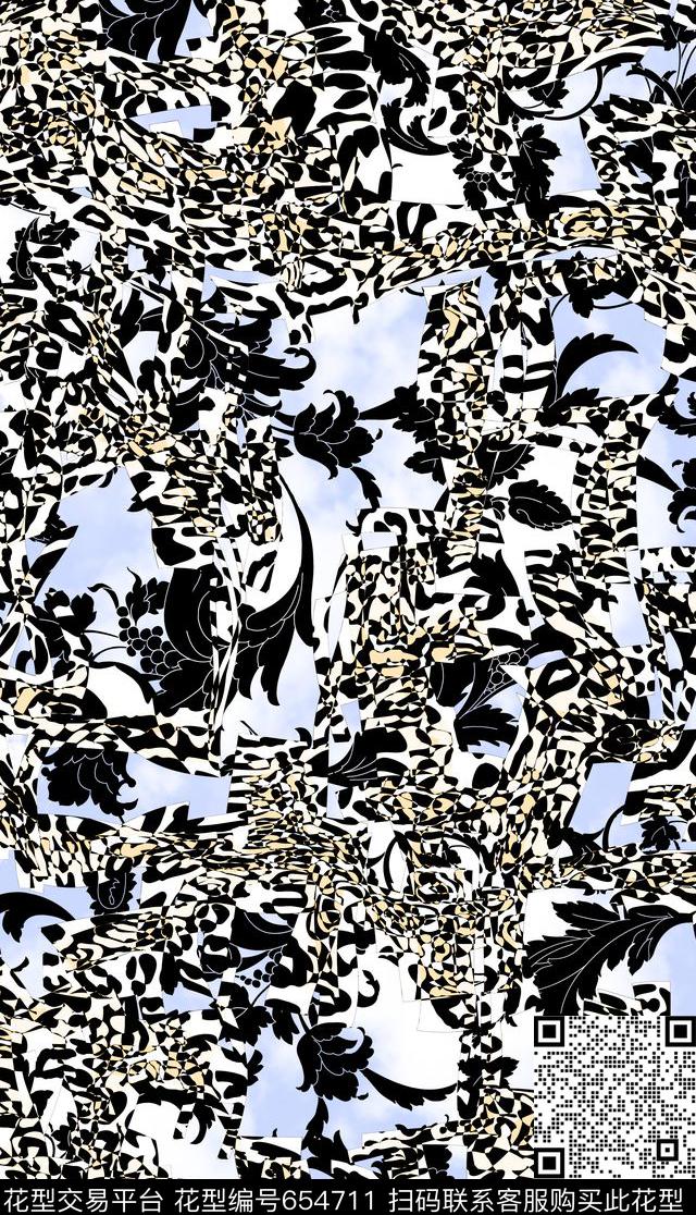 纹理沙发布豹纹数码印花华亿平台下载（图片编号: 654711） - 瓦栏（Walan）