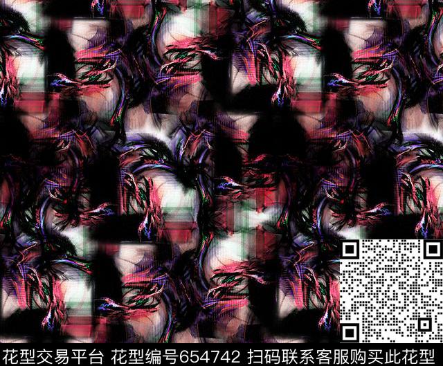 水彩画抽象画艺术画数码印花华亿平台下载（图片编号: 654742） - 瓦栏（Walan）