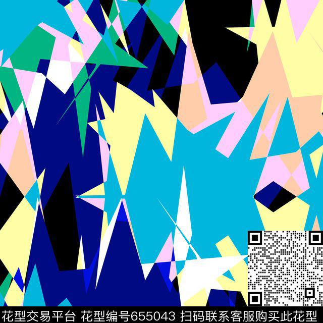 女装华亿平台秘密3.0【几何格调】几何数码印花华亿平台下载（图片编号: 655043） - 瓦栏（Walan）