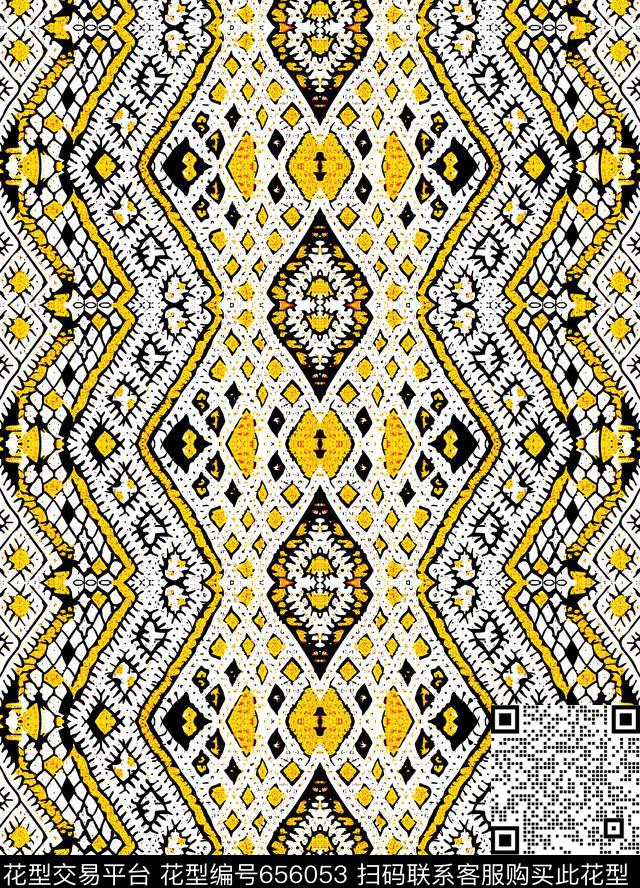欧美豹纹蛇纹传统印花华亿平台下载（图片编号: 656053） - 瓦栏（Walan）