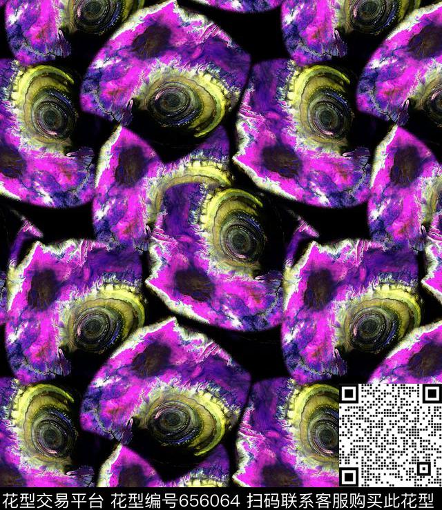 水彩肌理艺术画数码印花华亿平台下载（图片编号: 656064） - 瓦栏（Walan）