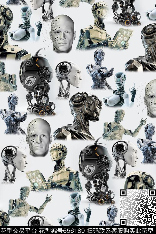机器人机械未来机器人数码印花华亿平台下载（图片编号: 656189） - 瓦栏（Walan）