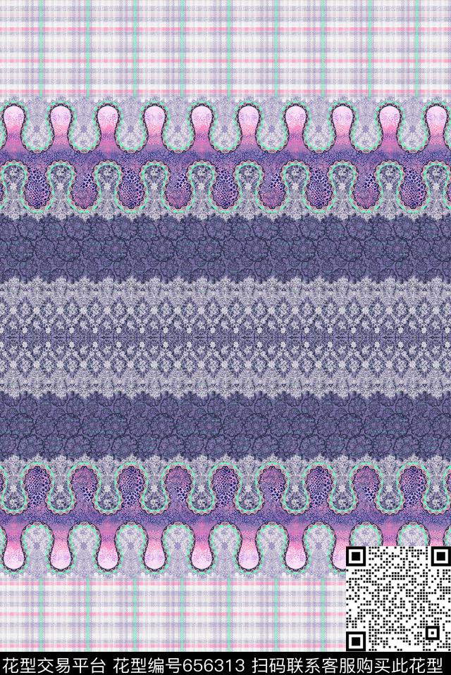 条纹几何数码印花华亿平台下载（图片编号: 656313） - 瓦栏（Walan）