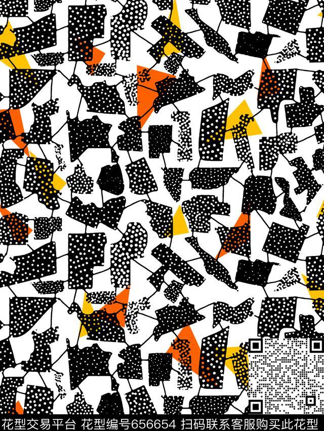 男装纹理圆点传统印花华亿平台下载（图片编号: 656654） - 瓦栏（Walan）