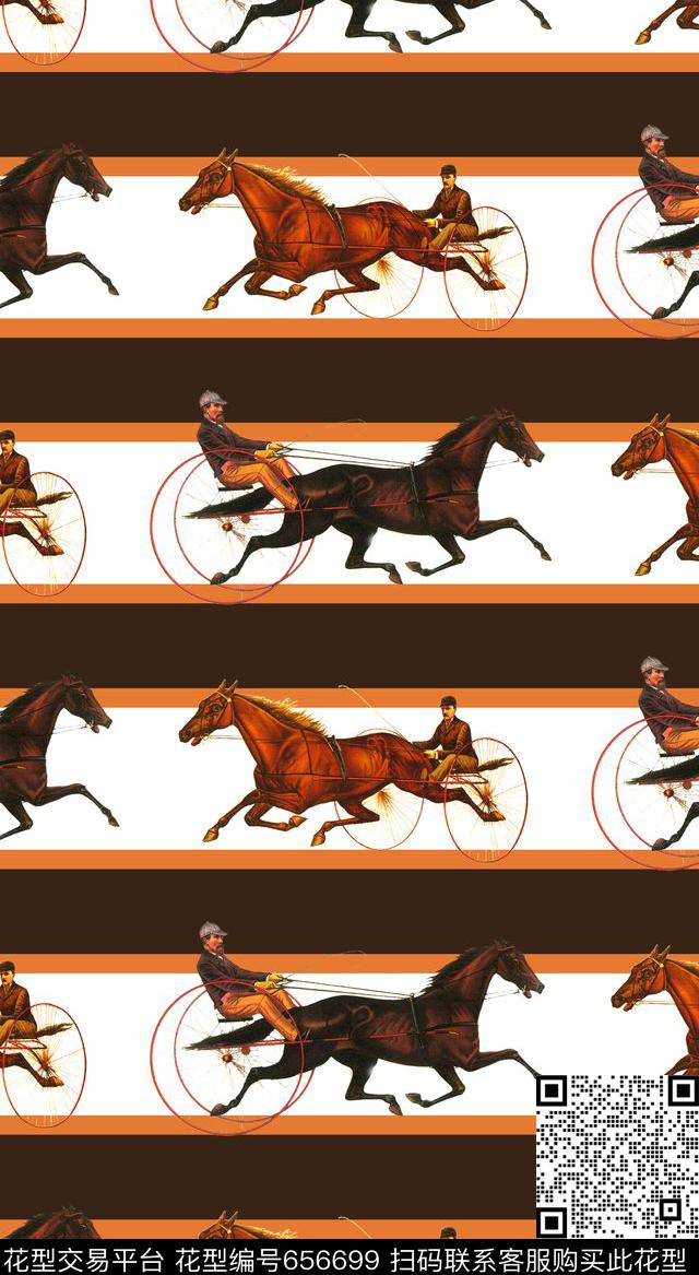宫廷风大马士革复古条纹数码印花华亿平台下载（图片编号: 656699） - 瓦栏（Walan）