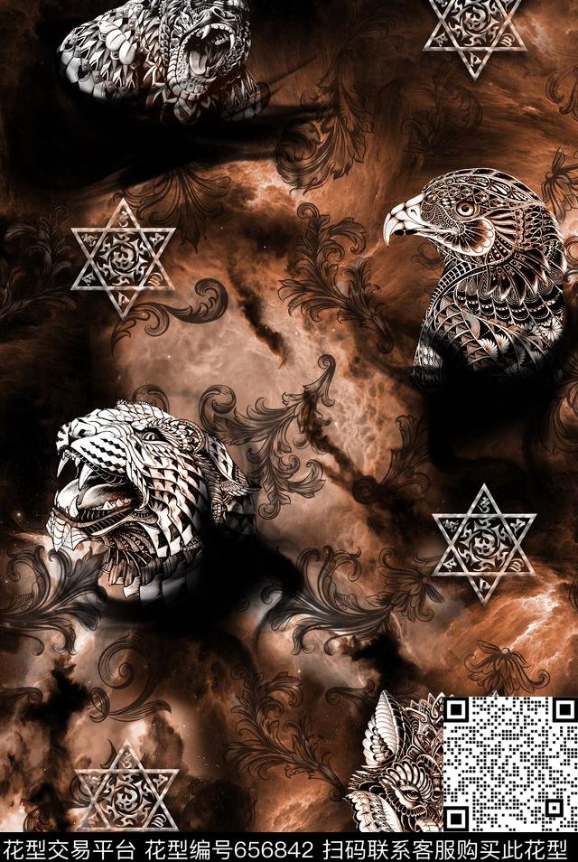 猩猩Fei-男装狼数码印花华亿平台下载（图片编号: 656842） - 瓦栏（Walan）