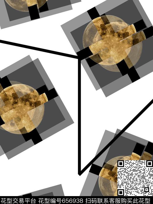 几何现代服装传统印花华亿平台下载（图片编号: 656938） - 瓦栏（Walan）