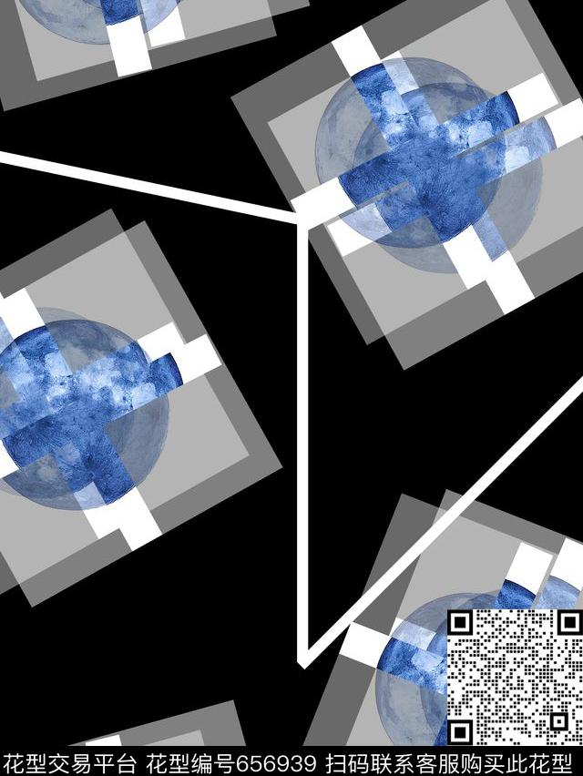 几何现代服装传统印花华亿平台下载（图片编号: 656939） - 瓦栏（Walan）