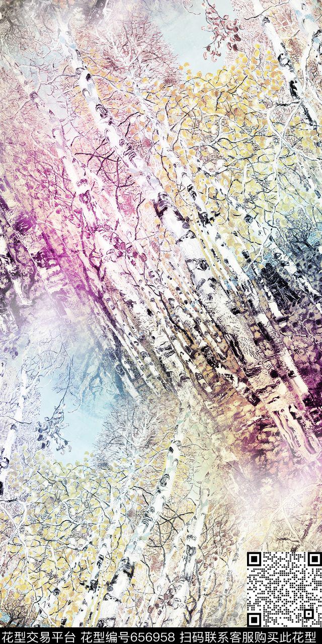 民族风中国风几何数码印花华亿平台下载（图片编号: 656958） - 瓦栏（Walan）