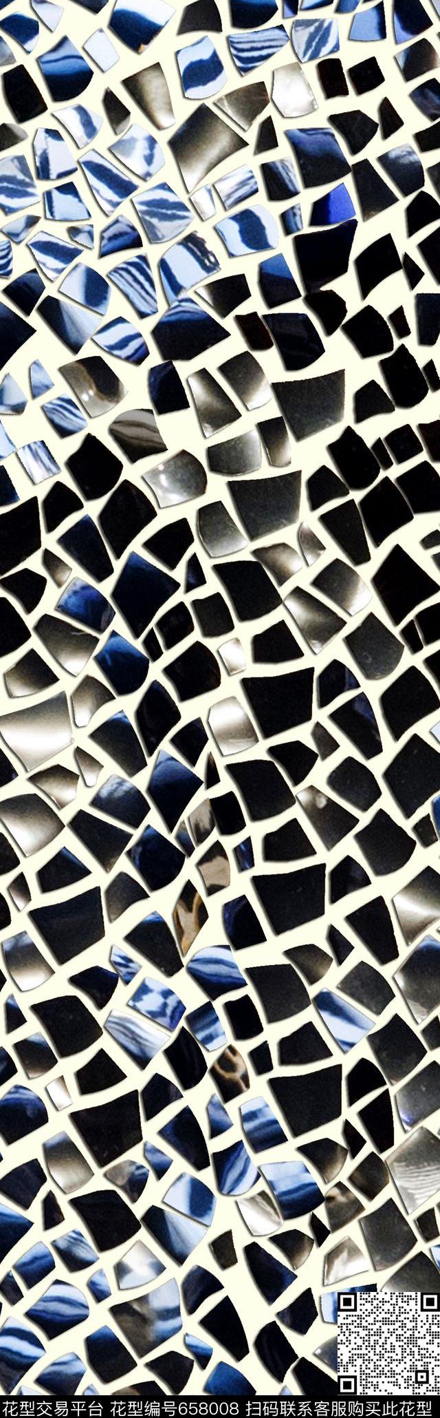 卡通条纹大牌风数码印花华亿平台下载（图片编号: 658008） - 瓦栏（Walan）