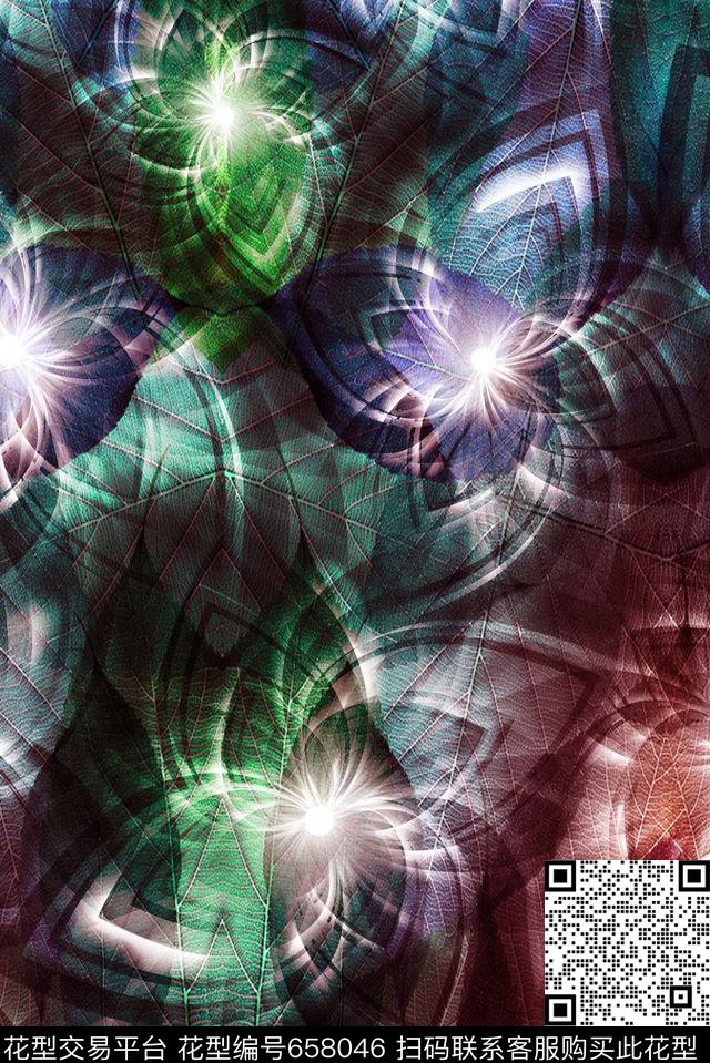 零点--泳装零点--女装零点--抽象数码印花华亿平台下载（图片编号: 658046） - 瓦栏（Walan）