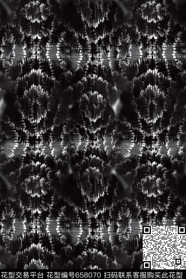 手绘肌理肌理图案摩登男泳装数码印花华亿平台下载（图片编号: 658070） - 瓦栏（Walan）