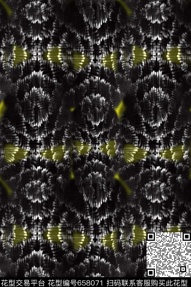 手绘肌理肌理图案摩登男泳装数码印花华亿平台下载（图片编号: 658071） - 瓦栏（Walan）