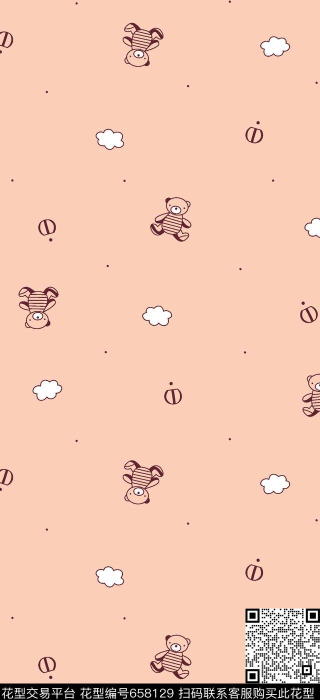 卡通传统印花婴幼童装传统印花华亿平台下载（图片编号: 658129） - 瓦栏（Walan）