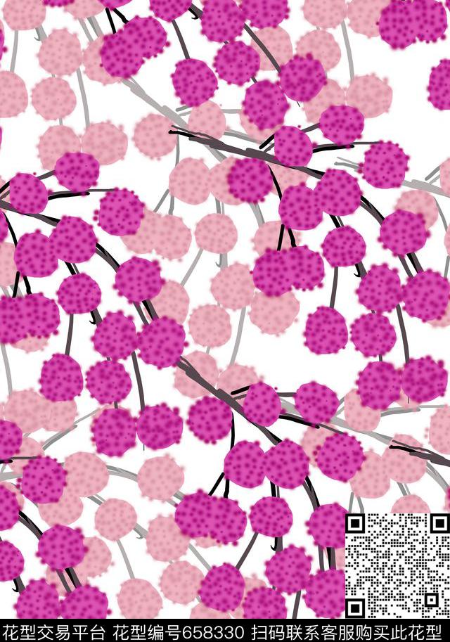 荔枝热带自然传统印花华亿平台下载（图片编号: 658330） - 瓦栏（Walan）