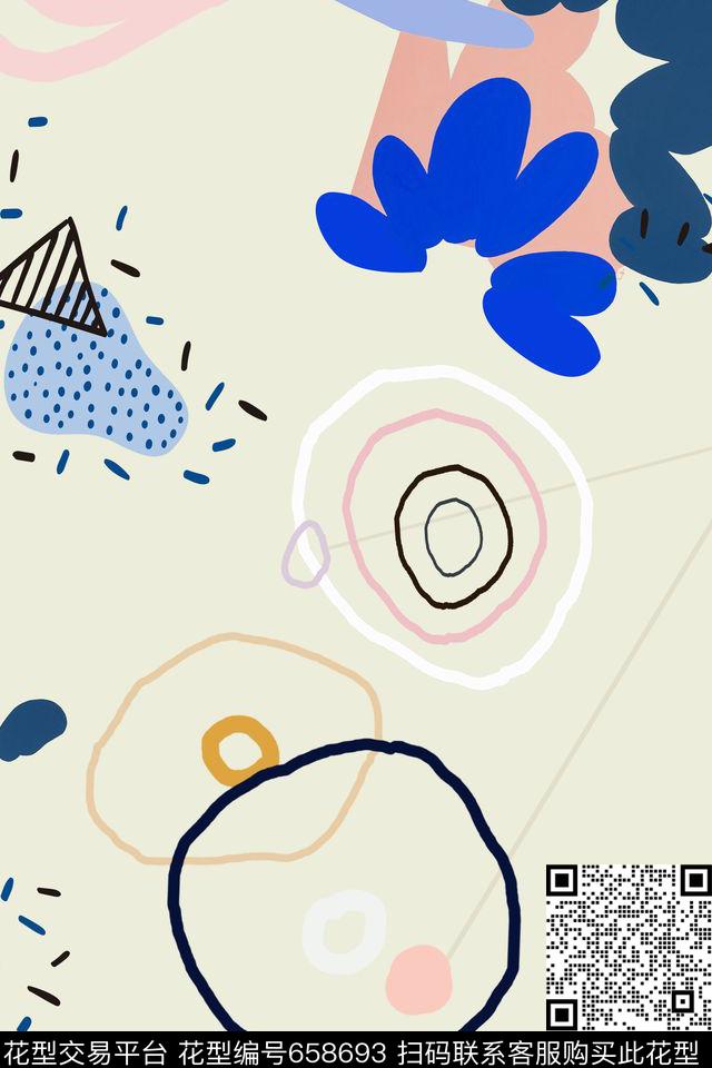 休闲风几何衬衫传统印花华亿平台下载（图片编号: 658693） - 瓦栏（Walan）