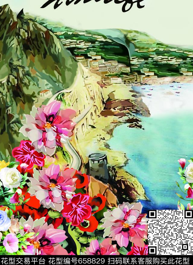 杜嘉班纳最新华亿平台花Dolce&Gabbana数码印花华亿平台下载（图片编号: 658829） - 瓦栏（Walan）